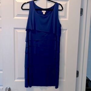 LIKE NEW SLEEVELESS LAYERED DRESS Sz M